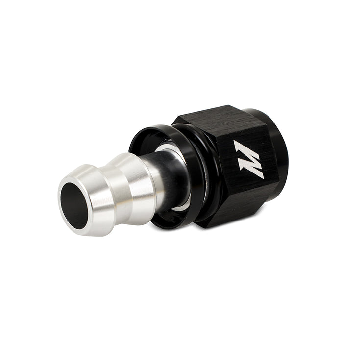 Mishimoto MMFT-PL-8S Mishimoto Push-Lock Fitting, -8AN, Straight - Truck Part Superstore