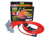 Taylor Cable 84202 ThunderVolt 8.2mm Ignition Wire Set; Spiro-Wound; Custom Fit; 90 deg.; Red; - Truck Part Superstore