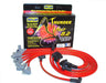 Taylor Cable 84202 ThunderVolt 8.2mm Ignition Wire Set; Spiro-Wound; Custom Fit; 90 deg.; Red; - Truck Part Superstore