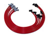 Taylor Cable 84209 ThunderVolt 8.2mm Ignition Wire Set; Spiro-Wound; Custom Fit; 90/135 deg.; Red; - Truck Part Superstore