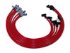 Taylor Cable 84209 ThunderVolt 8.2mm Ignition Wire Set; Spiro-Wound; Custom Fit; 90/135 deg.; Red; - Truck Part Superstore