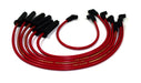 Taylor Cable 84224 ThunderVolt 8.2mm Ignition Wire Set; Red; Stock; 11.75 in.; 180 Deg. Plug Boot; - Truck Part Superstore