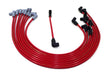 Taylor Cable 84228 ThunderVolt 8.2mm Ignition Wire Set; Spiro-Wound; Custom Fit; 90 deg.; Red; - Truck Part Superstore