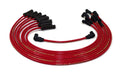 Taylor Cable 84229 ThunderVolt 8.2mm Ignition Wire Set; Red; Stock; 11.75 in.; 180 Deg. Plug Boot; - Truck Part Superstore