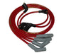 Taylor Cable 84295 ThunderVolt 8.2mm Ignition Wire Set; Spiro-Wound; Custom Fit; 135 deg.; Red; - Truck Part Superstore