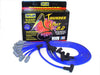 Taylor Cable 84602 ThunderVolt 8.2mm Ignition Wire Set; Spiro-Wound; Custom Fit; 90 deg.; Blue; - Truck Part Superstore
