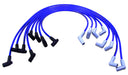 Taylor Cable 84622 ThunderVolt 8.2mm Ignition Wire Set; Spiro-Wound; Custom Fit; 90/135 deg.; Blue; - Truck Part Superstore
