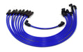 Taylor Cable 84629 ThunderVolt 8.2mm Ignition Wire Set; Blue; Stock; 11.75 in.; 180 Deg. Plug Boot; - Truck Part Superstore