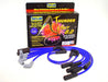 Taylor Cable 84635 ThunderVolt 8.2mm Ignition Wire Set; Spiro-Wound; Custom Fit; 90/180 Deg.; Blue; - Truck Part Superstore