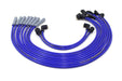 Taylor Cable 84651 ThunderVolt 8.2mm Ignition Wire Set; Blue; Stock; 11.75 in.; 180 Deg. Plug Boot; - Truck Part Superstore