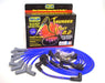 Taylor Cable 84658 ThunderVolt 8.2mm Ignition Wire Set; Spiro-Wound; Custom Fit; 135 deg.; Blue; - Truck Part Superstore