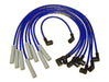 Taylor Cable 84661 ThunderVolt 8.2mm Ignition Wire Set; Blue; Stock; 11.75 in.; 180 Deg. Plug Boot; - Truck Part Superstore