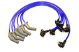 Taylor Cable 84669 ThunderVolt 8.2mm Ignition Wire Set; Spiro-Wound; Custom Fit; 135 deg.; Blue; - Truck Part Superstore