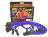 Taylor Cable 84676 ThunderVolt 8.2mm Ignition Wire Set; Blue; Stock; 11.75 in.; 180 Deg. Plug Boot; - Truck Part Superstore