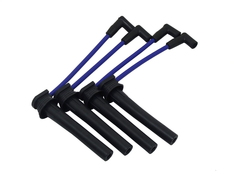 Taylor Cable 84679 ThunderVolt 8.2mm Ignition Wire Set; Blue; Stock; 9.5 in.; OE Spark Plug Boot; - Truck Part Superstore