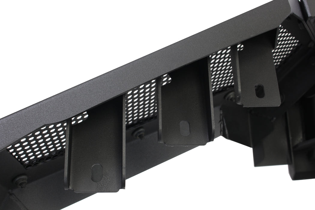 Go Rhino 341301T Low profile steel bumper with powered light mount protects front of vehicle - Truck Part Superstore