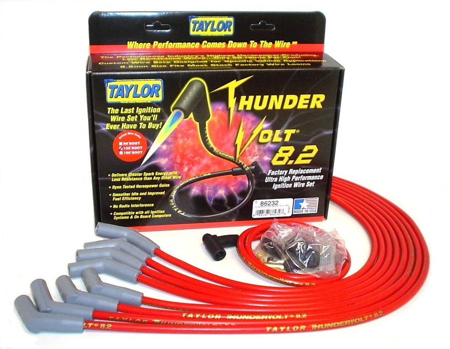Taylor Cable 86232 ThunderVolt 8.2mm Ignition Wire Set - Truck Part Superstore