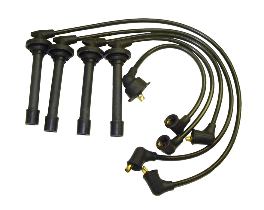 Taylor Cable 87009 ThunderVolt 8.2mm Ignition Wire Set; Black; Stock; 9.5 in.; OE Spark Plug Boot; - Truck Part Superstore