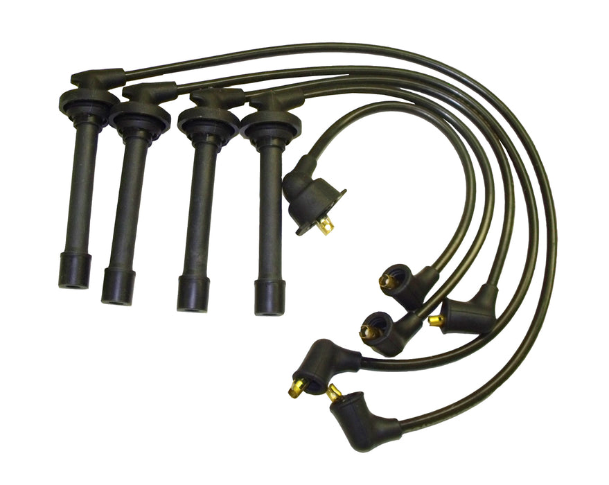 Taylor Cable 87009 ThunderVolt 8.2mm Ignition Wire Set; Black; Stock; 9.5 in.; OE Spark Plug Boot; - Truck Part Superstore