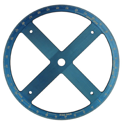 ProForm 67490 Camshaft Degree Wheel Pro 16 Inch Diameter Blue Anodized White Numbers Billet Aluminum Proform - Truck Part Superstore