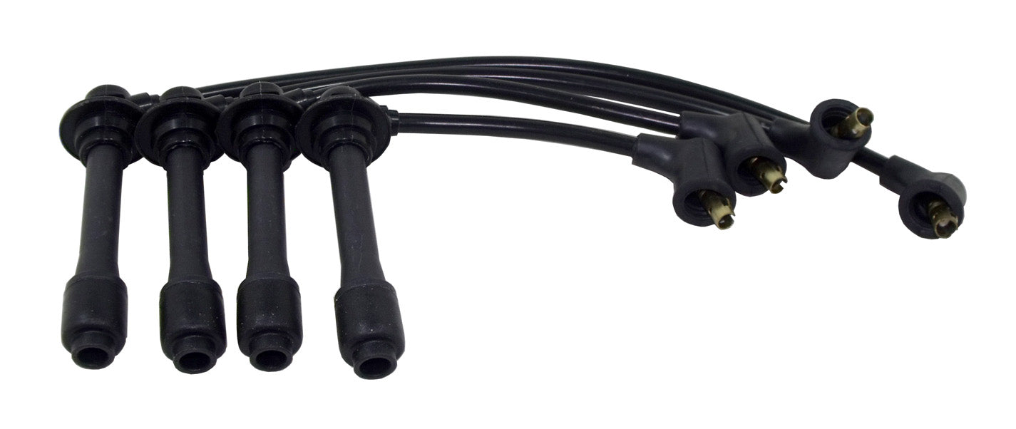 Taylor Cable 87026 ThunderVolt 8.2mm Ignition Wire Set; Black; Stock; 9.5 in.; OE Spark Plug Boot; - Truck Part Superstore
