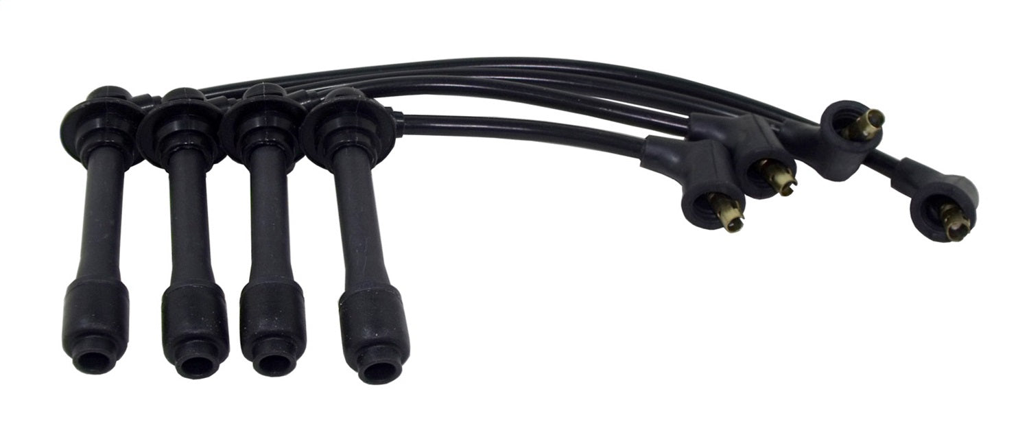 Taylor Cable 87026 ThunderVolt 8.2mm Ignition Wire Set; Black; Stock; 9.5 in.; OE Spark Plug Boot; - Truck Part Superstore
