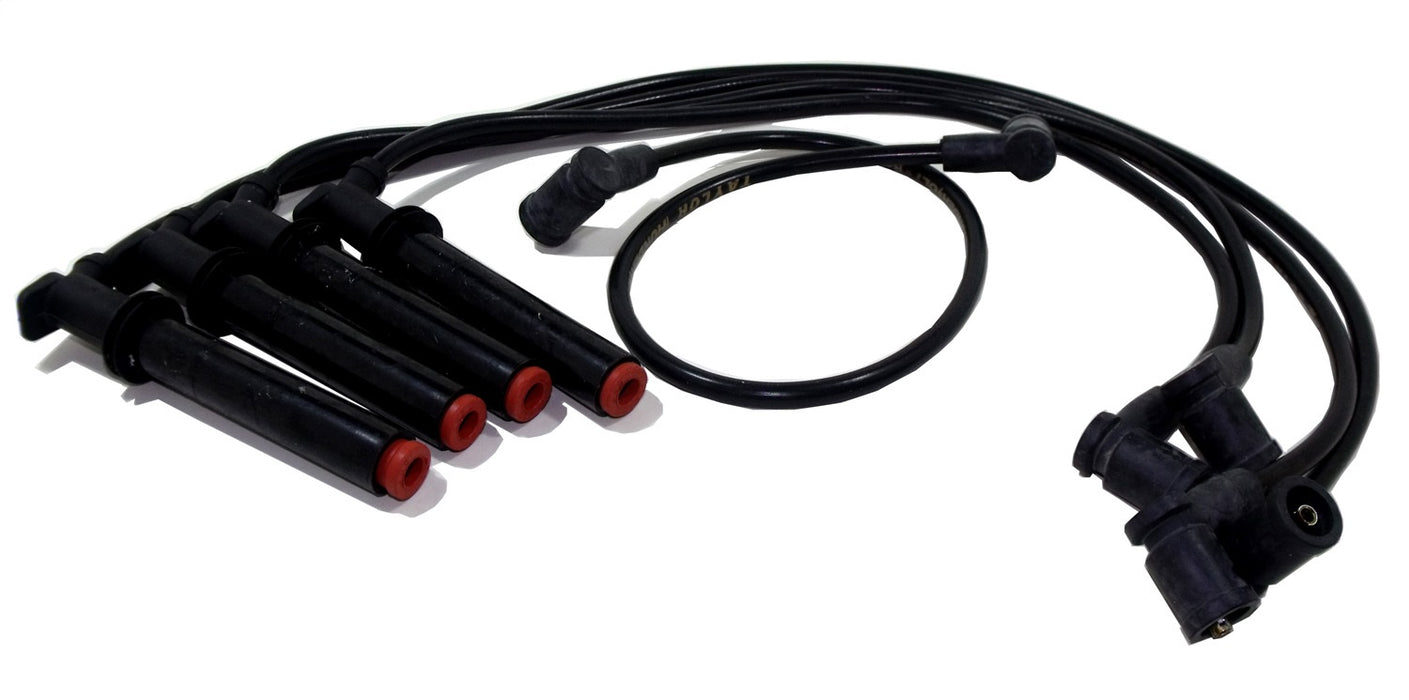 Taylor Cable 87082 ThunderVolt 8.2mm Ignition Wire Set; Black; Stock; 9.5 in.; OE Spark Plug Boot; - Truck Part Superstore