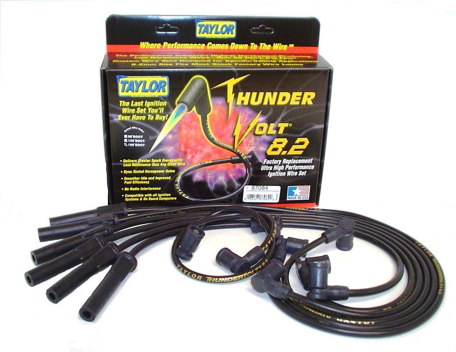 Taylor Cable 87084 ThunderVolt 8.2mm Ignition Wire Set - Truck Part Superstore