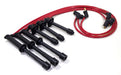 Taylor Cable 87225 ThunderVolt 8.2mm Ignition Wire Set; Red; Stock; 9.5 in.; OE Spark Plug Boot; - Truck Part Superstore