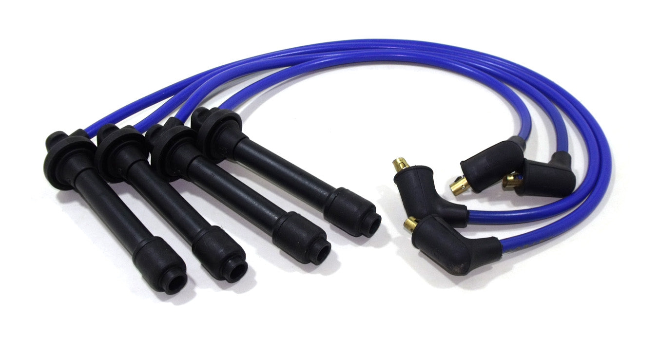 Taylor Cable 87607 ThunderVolt 8.2mm Ignition Wire Set; Blue; Stock; 9.5 in.; OE Spark Plug Boot; - Truck Part Superstore