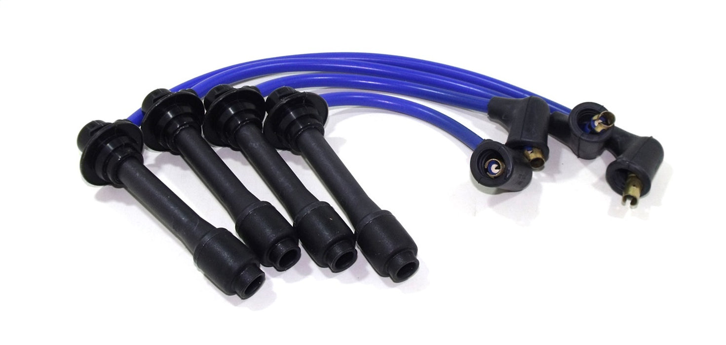 Taylor Cable 87626 ThunderVolt 8.2mm Ignition Wire Set; Blue; Stock; 9.5 in.; OE Spark Plug Boot; - Truck Part Superstore