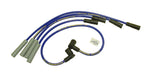 Taylor Cable 87681 ThunderVolt 8.2mm Ignition Wire Set; Blue; Stock; 11.75 in.; 180 Deg. Plug Boot; - Truck Part Superstore