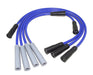 Taylor Cable 87683 ThunderVolt 8.2mm Ignition Wire Set; Blue; Stock; 11.75 in.; 180 Deg. Plug Boot; - Truck Part Superstore