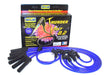 Taylor Cable 87684 ThunderVolt 8.2mm Ignition Wire Set; Blue; Stock; 11.75 in.; 180 Deg. Plug Boot; - Truck Part Superstore
