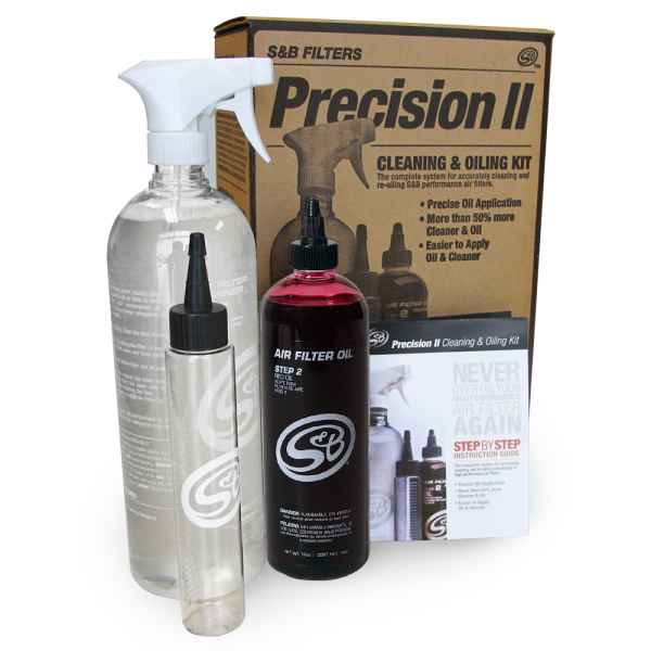 S&B 88-0008-BKJF Cleaning Kit For Precision II Cleaning and Oil Kit Red Oil Oiled S&B - Truck Part Superstore