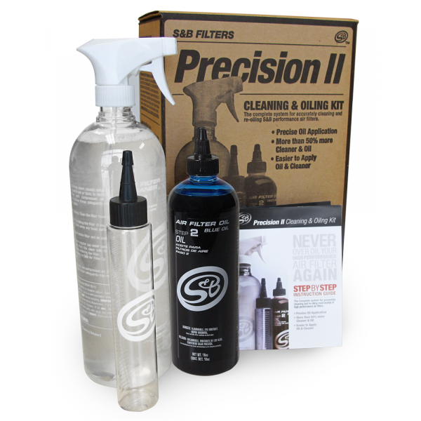 S&B 88-0009-BKJF Cleaning Kit For Precision II Cleaning and Oil Kit Blue Oil Oiled S&B - Truck Part Superstore