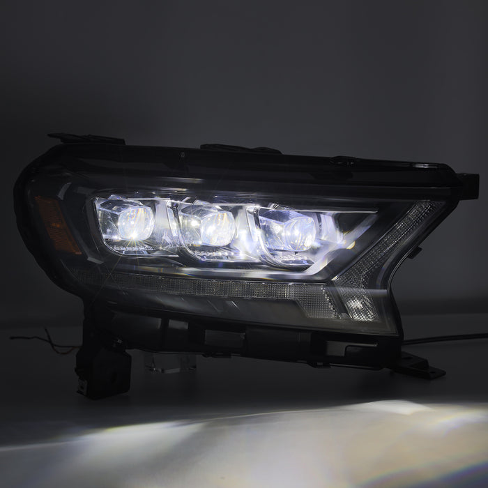 AlphaRex 880124 LED Projector Headlights in Black - Truck Part Superstore