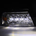 AlphaRex 880129 LED Projector Headlights in Chrome - Truck Part Superstore