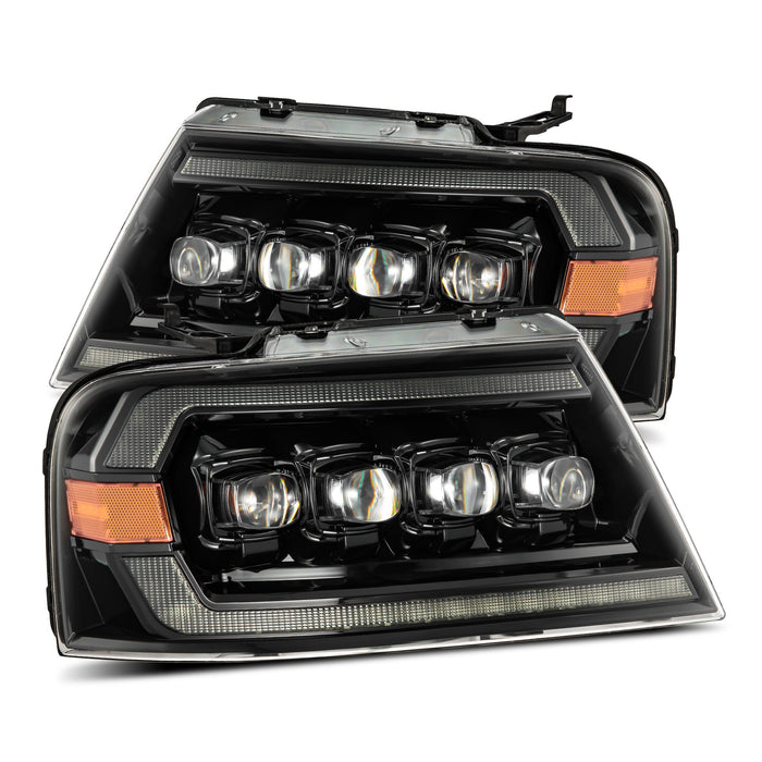 AlphaRex 880130 LED Projector Headlights in Alpha-Black - Truck Part Superstore