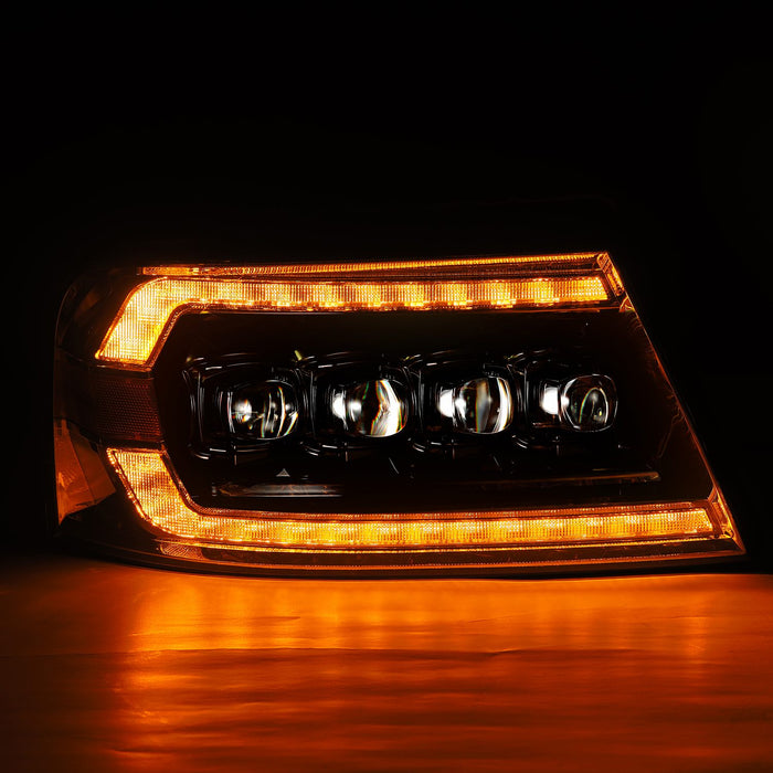 AlphaRex 880130 LED Projector Headlights in Alpha-Black - Truck Part Superstore