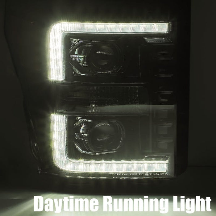 AlphaRex 880145 LED Projector Headlights in Chrome - Truck Part Superstore