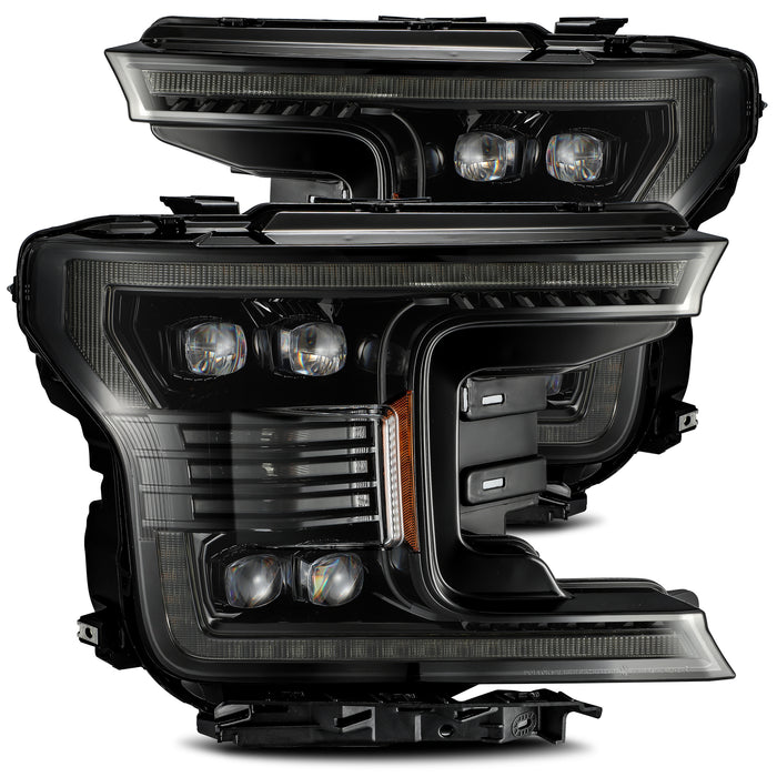 AlphaRex 880165 LED Projector Headlights in Alpha- Black - Truck Part Superstore