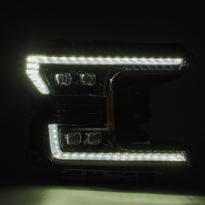 AlphaRex 880165 LED Projector Headlights in Alpha- Black - Truck Part Superstore