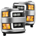 AlphaRex 880227 LED Projector Headlights in Black - Truck Part Superstore