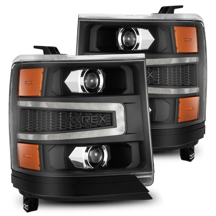 AlphaRex 880234 Luxx-Series Projector Headlights - Truck Part Superstore