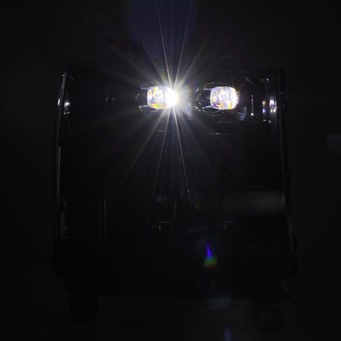 AlphaRex 880236 LED Projector Headlights in Alpha-Black - Truck Part Superstore