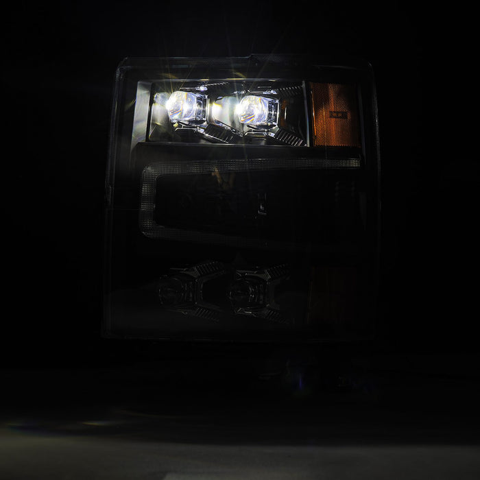 AlphaRex 880239 LED Projector Headlights in Black - Truck Part Superstore