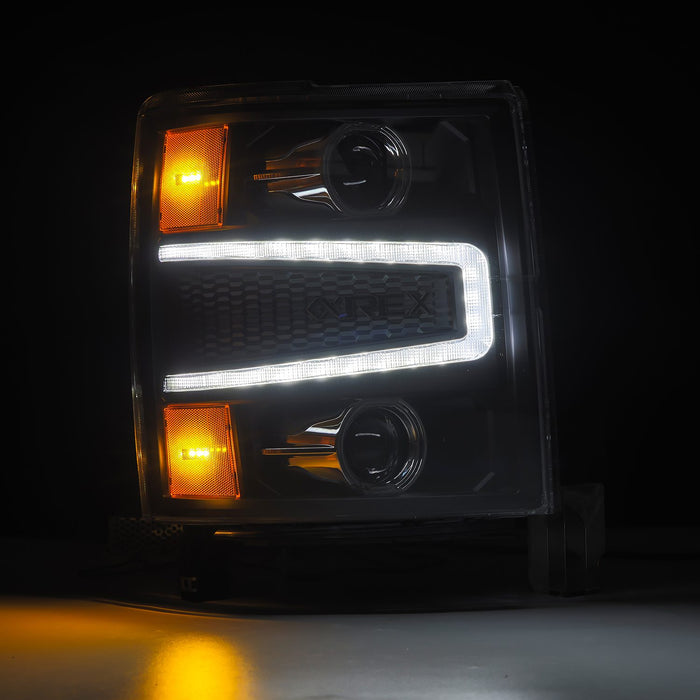 AlphaRex 880242 Luxx-Series Projector Headlights - Truck Part Superstore