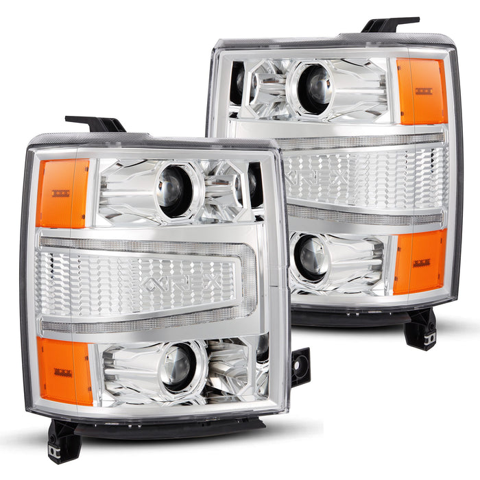 AlphaRex 880243 Luxx-Series Projector Headlights - Truck Part Superstore