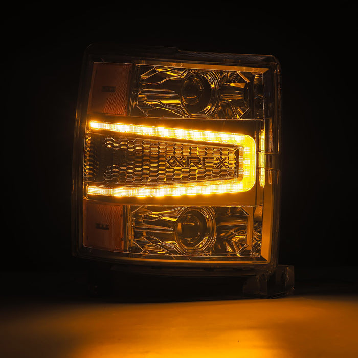 AlphaRex 880243 Luxx-Series Projector Headlights - Truck Part Superstore